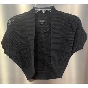 Crochet Knit Shrug Bolero Fairy Whimsigoth Bohemian Sweater Cardigan -S